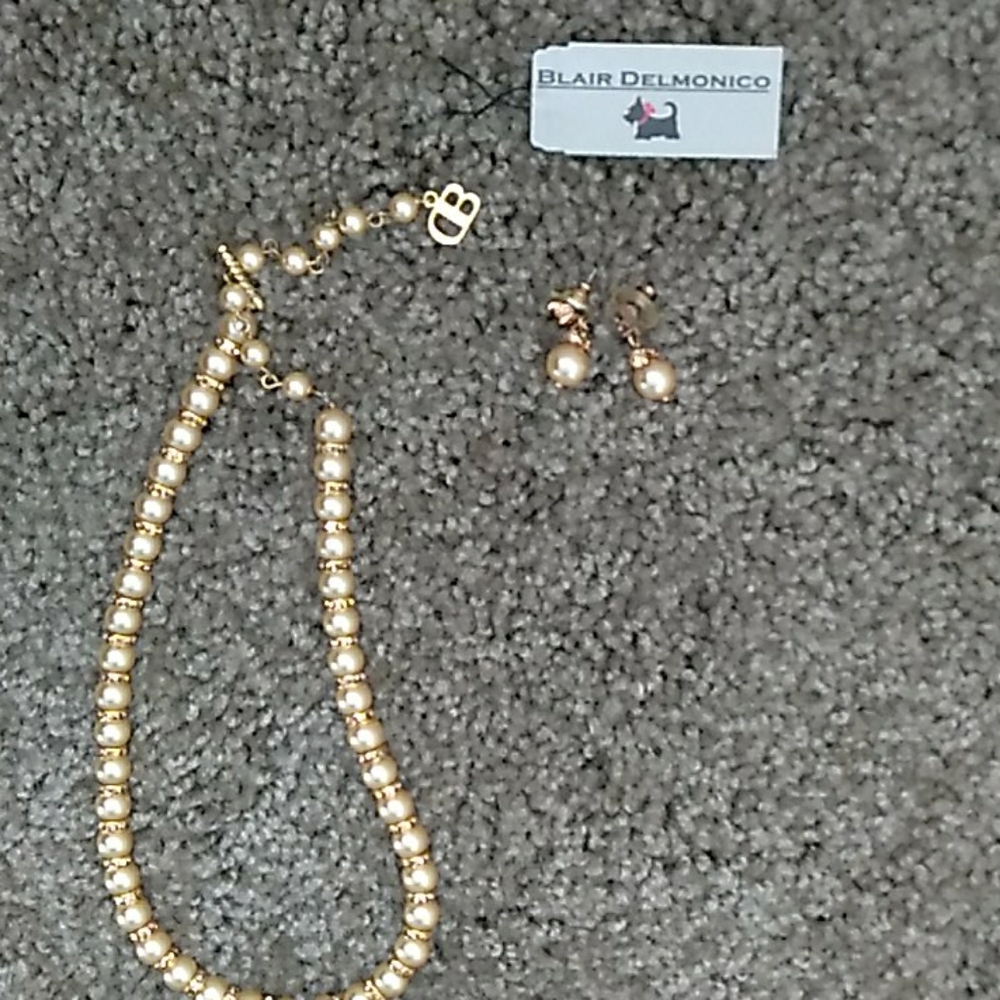 Original Blair Delmonico necklace and earrings set